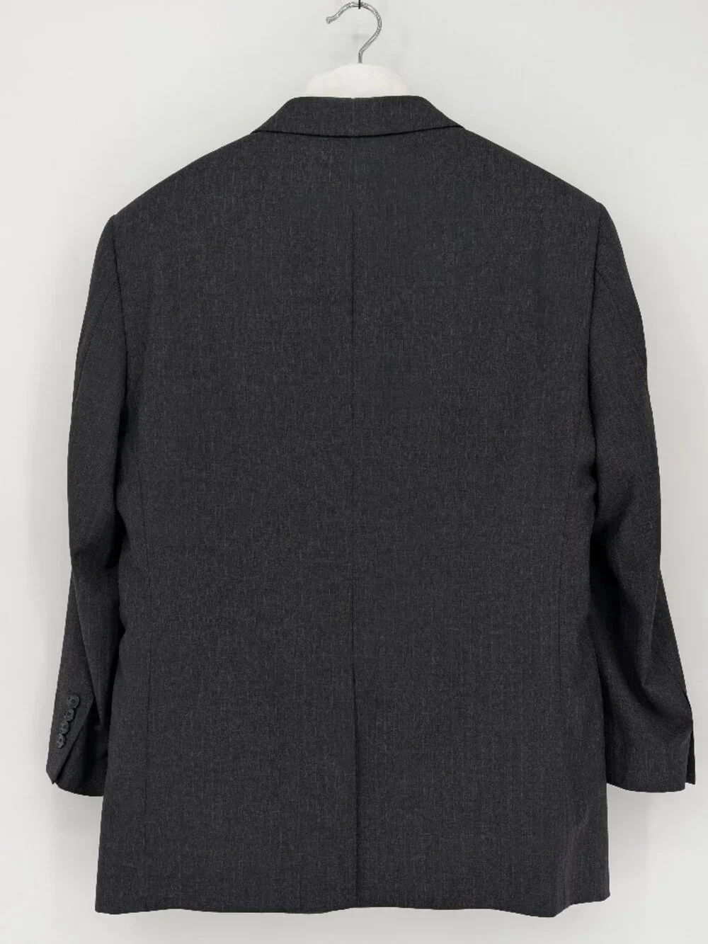 🧥 Jos A Bank Signature 100% Wool Blazer Charcoal Gray 44R Classic